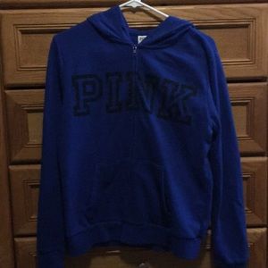 PINK zip up hoodie